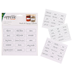 Herb & Spice Labels Pk45