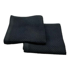 Cleaning: Cotton Wash Cloth 2pk Black
