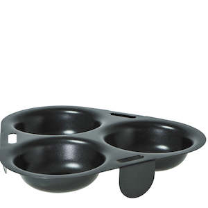 Cookware Accessories: Non-Stick Triple Egg Poacher