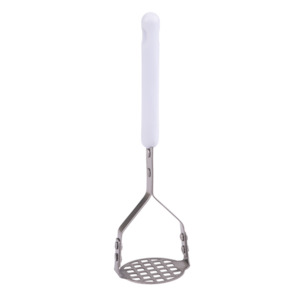 Stainless Mini Masher White