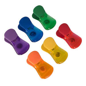 Food Savers: Magnetic Bag Clips Set6 Wide