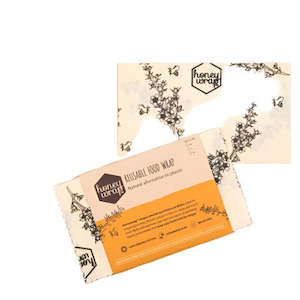 Food Savers: Small Twin Honeywrap Manuka Bee