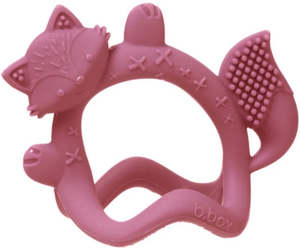 B Box: Wrist Teether Fox Blush