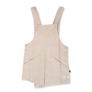 Girls Pants: Dungaree Mauve