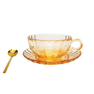 Urban: Maisy Glass Tea Cup Set Amber
