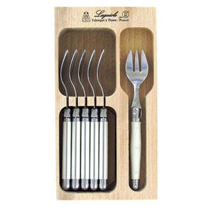 Cutlery: Verdier Cake Forks Set6 White
