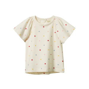 Faye Tee Polka Dot Dusky Print