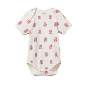 Cotton Short Sleeve Bodysuit Tiki