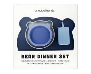 Plates Bowls: Bear Dinner Set 4pc