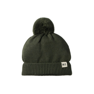 Nature Baby: Alpine Pom Pom Beanie Thyme