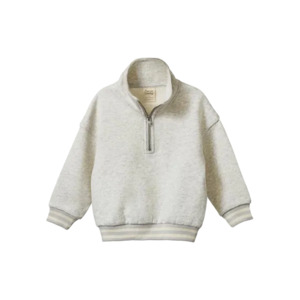 Nature Baby: Camper Sweatshirt Light Grey Marl