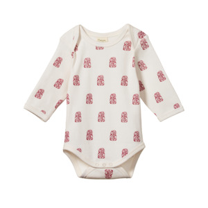 Cotton Long Sleeve Bodysuit Tiki