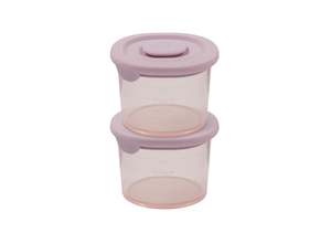 Baby Food Jar 125ml Set2 Mauve