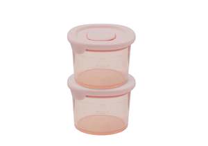 Baby Food Jar 125ml Set2 Rose