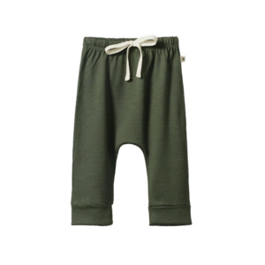 Merino Drawstring Pants Thyme