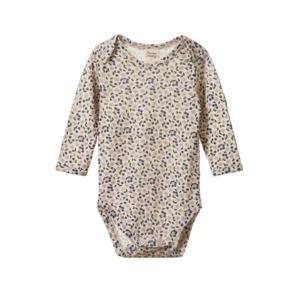 Merino Long Sleeve Bodysuit Briarwood Lilac