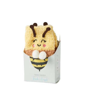 Grippy Animal Socks Bee