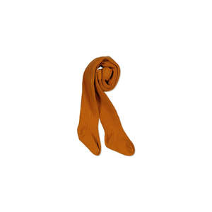 Girls Pants: Footed Stockings Russet