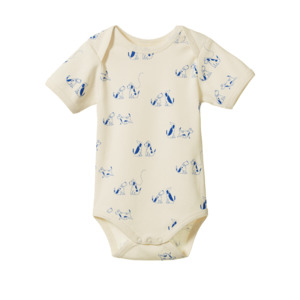 Short Sleeve Bodysuit Dog Walk