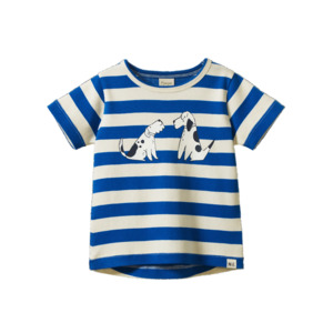 Nature Baby: River Tee Dog Walk Blue