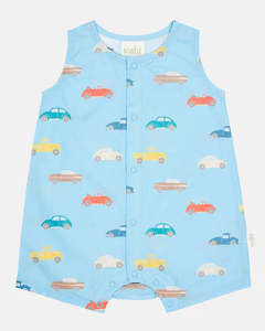 Toshi Romper Banjo Fast Lane Cyan