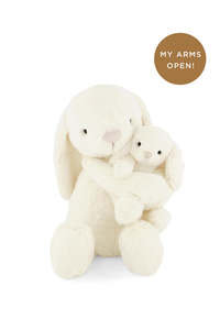 Snuggle Bunnies Frankie the Hugging Bunny - Marshmallow 30cm