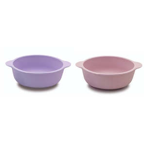 Eat And Drink: Melii Silicone Suction Bowl Pink/Purple