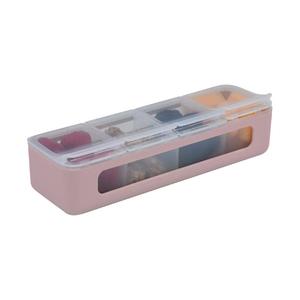 Eat And Drink: Melii 4 Compartment Snackle Box Luxe Pink