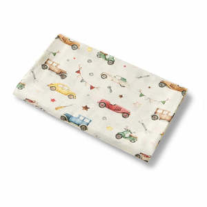 Snuggle Hunny Kids Vintage Cars Organic Muslin Wrap