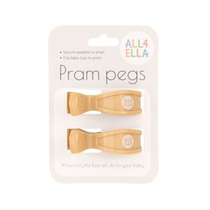 Out And About: All 4 Ella Pram Pegs Sand