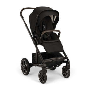 Out And About: Nuna Mixx Next Stroller Caviar/Chocolate Handle