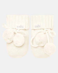 Toshi Organic Booties Marley Cream