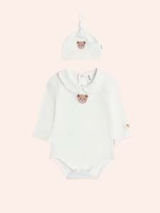 Onesies: Huxbaby Baby's First Outfit Almond Milk