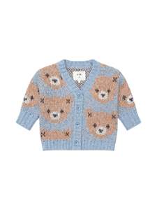 Tops: Huxbaby Dusk Blue Huxbear Knit Cardi