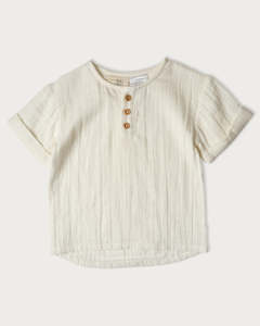 Tops: Babu Frankie Grandpa Shirt Vanilla