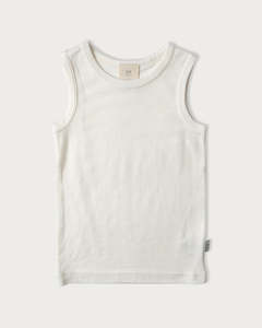 Tops: Babu Merino Singlet Cream