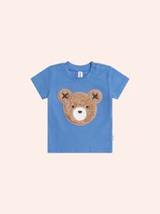 Tops: Huxbaby Furry Huxbear Marine Blue Tee