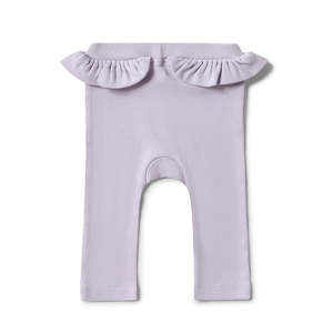 Snuggle Hunny Kids Lavender Organic Pants with Frill