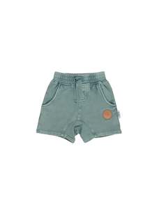 Huxbaby Vintage Slate Slouch Shorts