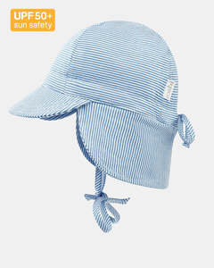 Baby Beanies And Hats: Toshi Flap Cap Baby Sky