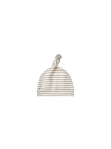 Quincy Mae Knotted Baby Hat Ash Stripe