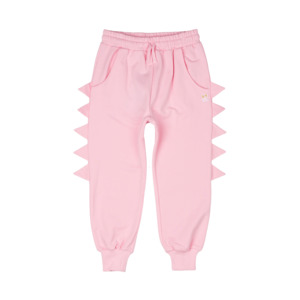 Girls Bottoms: Rock Your Baby Pink Dinosaur Track Pants