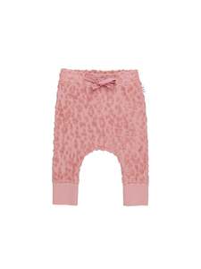 Huxbaby Dusty Rose Terry Drop Crotch Pant