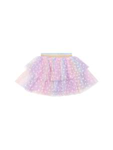 Girls Bottoms: Huxbaby Rainbow Cotton Candy Tulle Skirt