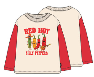Rock Your Baby Silly Peppers Long Sleeve T-Shirt