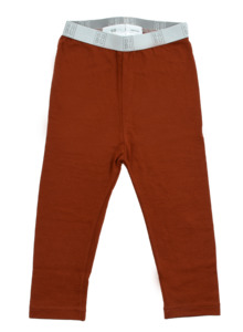 Babu Merino Footless Leggings Brick