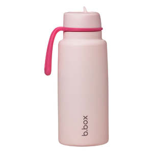 B.Box Insulated Flip Top 1L Bottle - Pink Paradise