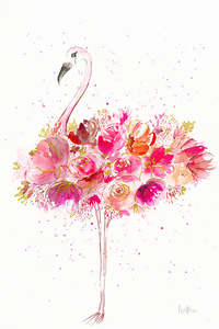 Decor: Ivelina Artwork Flamingo