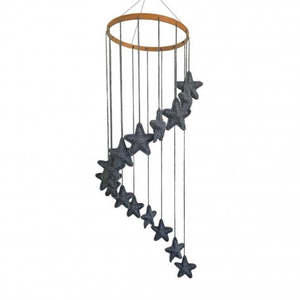 OB Designs Falling in Love Mobile Star Grey