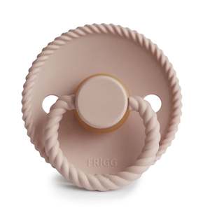 Frigg Pacifier Natural Latex Rope Blush